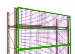 Pletivová stěna, pletivová záda regálu 2,8x1,5 m